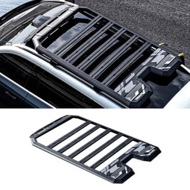 Imagem de Suporte de bagageiro de liga de alumínio com modificação de plataforma de telhado lateral compatível com exterior M9 (rack de bagagem)