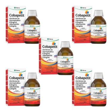 Imagem de Kit Cobapetit Xarope Sabor Cereja Com 5 Caixas De 100ml Cada - CIFARMA