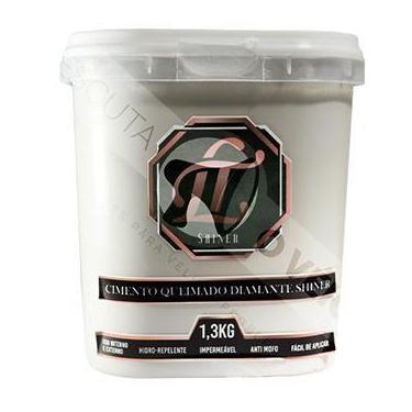 Imagem de Tinta Efeito Cimento Queimado 1,3KG Light Grey Lt Shine - LT SHINER