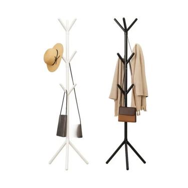 Imagem de Cabideiro de Chão 9 Ganchos Organizador para Roupas Mancebo Desmontável