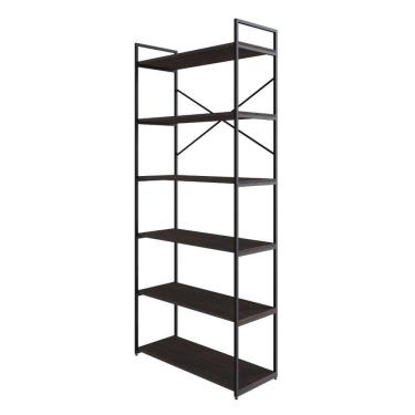 Imagem de Estante Alta C/06 Prateleiras 185x80x33cm Yon Terracota/ Terracota/