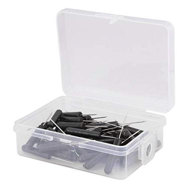 Imagem de Luqeeg 50 Pcs Militar Geomorfologia Mapa Push Pin, Portátil Tack Thumb, Com Caixa Transparente Adequado para Placa de Cortiça, Escritório e Vida Diária