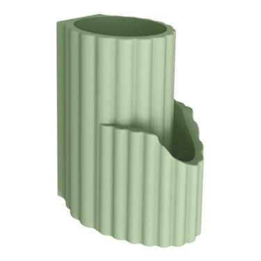 Imagem de KiBcsLic Suporte para protetor labial de carro, organizador de, acessório elegante para interior automotivo, organizador prático de automotivos, Verde