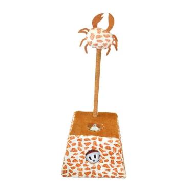 Imagem de Stgfyxgs Brinquedo Interativo para Gatos, Exercício Divertido de Brincar Sozinho para Gatos de Interior, Presente para Gatinhos com Sino, Caixa de Brinquedo Me, Quadrado