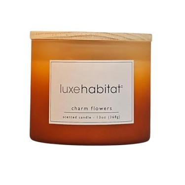 Imagem de CW Studio Mosswood Calm – Vela de vidro verde de 368 g com tampa de madeira e mechas duplas – 37H, sem fumaça, sem perfume – parafina premium e cera de palma – presente de aromaterapia, design terroso