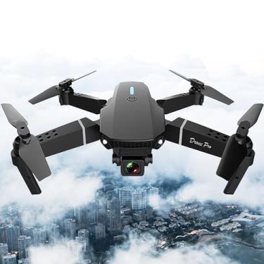 Imagem de Mini drone com câmera para adultos - presente de brinquedo de Natal para iniciantes de 15 anos de idade - Multirotores RC Quadricóptero | UAV dobrável | Vídeo ao vivo WiFi HD FPV | Uma tecla para