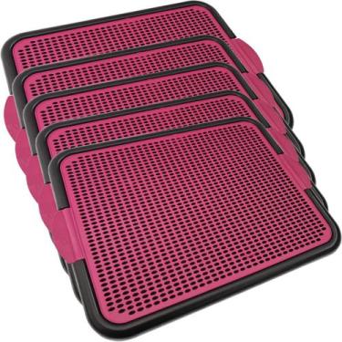 Imagem de Kit 5 Sanitário Canino Higiênico Toalete Pipi Dog Xixi Educador Tapete