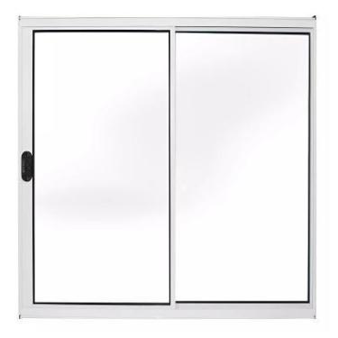 Imagem de Janelas 2 Folhas Sem Grade Linha 18 Alumínio Branco - PROVER ESQUADRIA