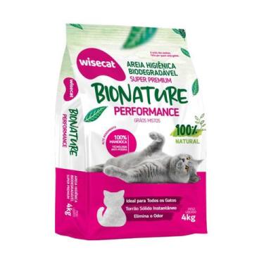 Imagem de Areia De Mandioca Para Gatos Biodegradável Performance 4kg - Wisecat