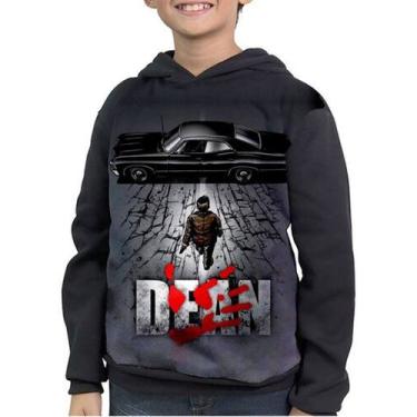 Imagem de Casaco Moletom Infantil Dean Winchester Série Supernatural - smoke, Pr