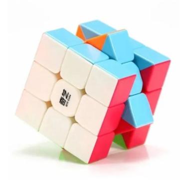Imagem de Cubo Mágico Profissional 3x3x3 Qiyi Sail Fundo Branco