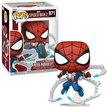 Imagem de Funko Pop Spider Man 2 971 Peter Parker Advanced Suit 2.0