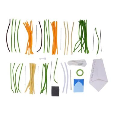 Imagem de Diydeg Kit de Artesanato para buquê Floral Faça você Mesmo, Flor de Haste Felpuda Dobrável Com Materiais Multicoloridos e Instruções Ilustradas, Limpadores de Cachimbo Artesanais Em (A11)