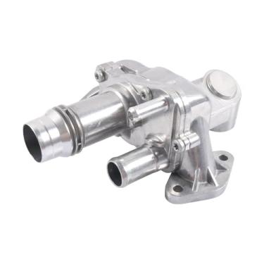 Imagem de JicSuXi Conjunto de alojamento do termostato 1331447 Instalação simples de alto desempenho 1357091 1316061 para carro Discovery 2017-2020