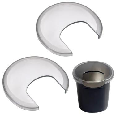 Imagem de Tampa de recipiente para moedor de café OXO Conical Burr, rebarba cônica compatível com moedor de café OXO, resistente, resistente ao desgaste (cinza transparente, 2)