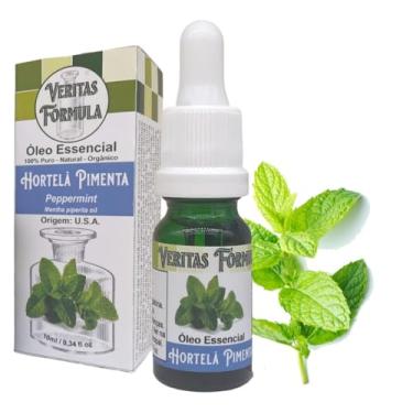Imagem de Óleo Essencial de Hortelã-Pimenta (Peppermint) 100% Puro, Orgânico – Estimula Clareza Mental, Alivia Dores e Revigora Corpo e Mente | Aromaterapia, Massagem e Difusor | Origem EUA | Veritas Formula