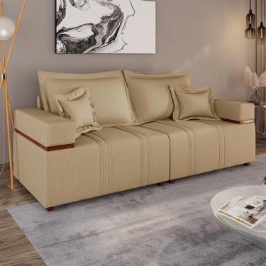 Imagem de Sofá Living Verona 3 Lugares 2,00m Castor