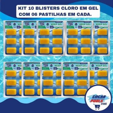 Imagem de Kit KEEP CLOR Pastilhas em Gel Clarificante  10 Blisters (6 Unidades d