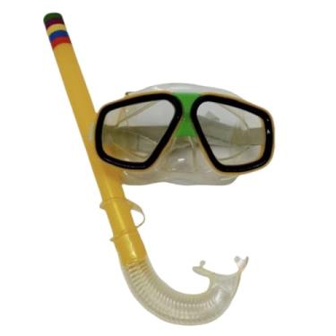 Imagem de Kits de mergulho, snorkel, óculos, piscina, praia, banho(Amarelo)