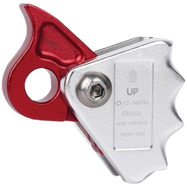 Imagem de Chewtoyo Protetor de queda de liga de alumínio 15 Kn, ajustador de elevação ascendente, garra de corda de 12-14 mm para escalada, dispositivo de segurança para montanhismo, ferramenta de segurança de