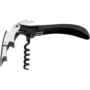 Imagem de Saca Rolhas C/ Abridor Tramontina Aço Inox Harmoniza Preto