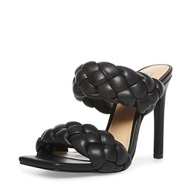 Imagem de Steve Madden Sandália feminina de salto Kenley, Preto, 34