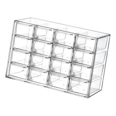 Imagem de Esquirla Mini Organizador de Gaveta para Joias, Porta-Joias, Organizador de Miçangas para Acessórios Femininos, Mini Armário com Gaveta para Penteadeira e Sala