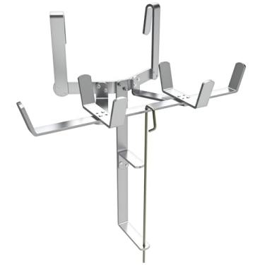 Imagem de Suporte de bandeja de lama de drywall de alumínio e carretel de fita para acabamento de parede, suporte de fita para ferramentas de drywall, comporta panela de lama de 30 cm e torneira de até 152 m