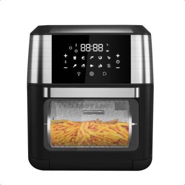Imagem de Fritadeira Elétrica Air Fryer Oven Tronos 12 Litros RC02 1800W com Painel Touch Preto 220V