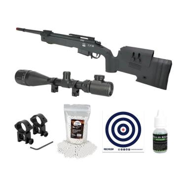 Imagem de Rifle Airsoft Sniper M40 A5 Vsr10 Sa-s03 Core + Luneta + Kit