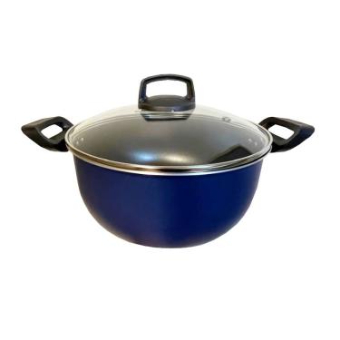 Imagem de Panela Avulsa Antiaderente Nº20 Azul Com Tampa Docesar