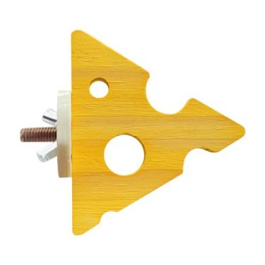 Imagem de Poleiro Para Papagaios,Brinquedo em Formato de Queijo para Apoio - Poleiro para Periquitos - Para Periquitos Canários Calopsitas Aratingas Ambientes Internos e Jardim Externo Casa