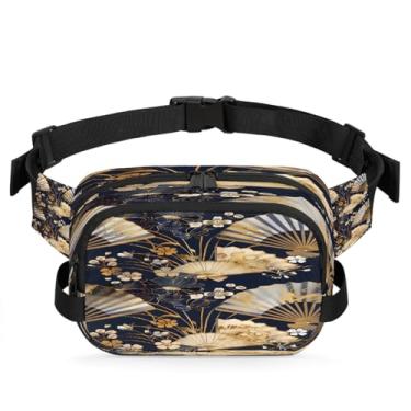 Imagem de Lindas pochetes de flores rosa para mulheres e homens com alça ajustável, bolsa transversal, bolsa de peito, bolsas de bumbum, bolsa de estilingue, Cor 10