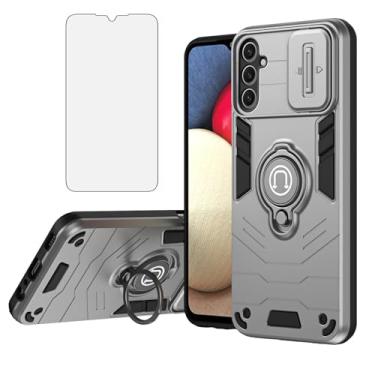 Imagem de Asuwish Capa de celular para Samsung Galaxy S25 Plus S25+ 5G com protetor de tela, capa para câmera, fina, magnética, resistente, suporte para celular híbrido S25Plus 25S + S 25 25+ SM-S936U feminino