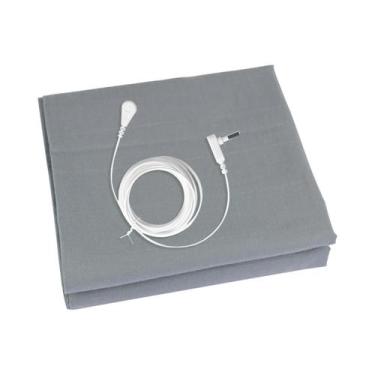 Imagem de Lençol De Cama De Algodão Orgânico Com Fibra De Prata Para Conexão À T