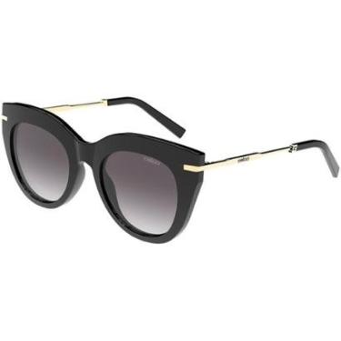Imagem de Óculos de Sol Feminino Colcci Karen Preto Brilho e Dourado-Feminino