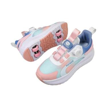 Imagem de Patins Para Crianças Com Luzes E Rodas Destacáveis Para Adolescentes -