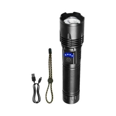 Imagem de Lanterna LED Ultra Brilhante 85000000LM Recarregável Tocha Tática Port