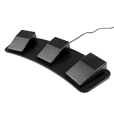 Imagem de Generic Interruptor de pé Triplo USB FS23 PM, Pedal Mecânico Com Atalhos Personalizáveis ​​para Transcrição de Jogos e Controle de PC, Teclados de Computador Com Design Antiderrapante