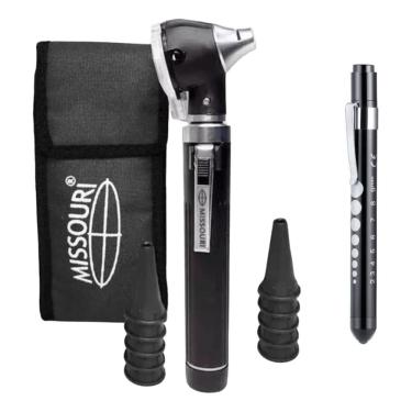 Imagem de Otoscópio Medico De Led - Lanterna Clinica - Estojo