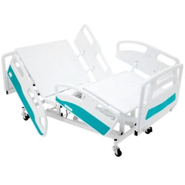 Imagem de Cama Hospitalar Para Idosos Eletrica Motorizada 5 Movimentos Com Eleva