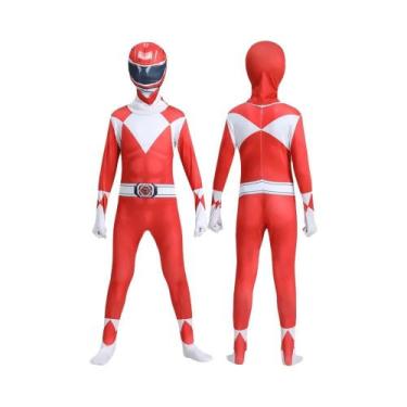 Imagem de Fantasia De Cosplay Power Rangers Samurai Para Crianças E Adultos, Mac