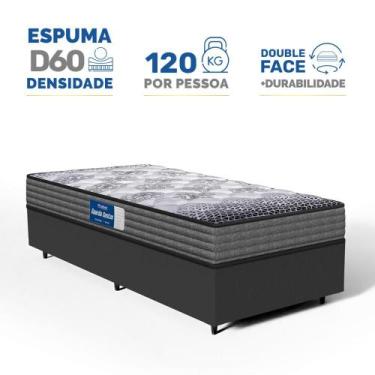Imagem de Cama Box com Colchão de Espuma D60 Double Face Guarda Costas Comfort F