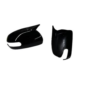 Imagem de Capa de espelho lateral para carro com asa traseira para Kia para Ceed 1 para Cerato 2009 2010 2011 Tampas de espelho de asa (preto brilhante)