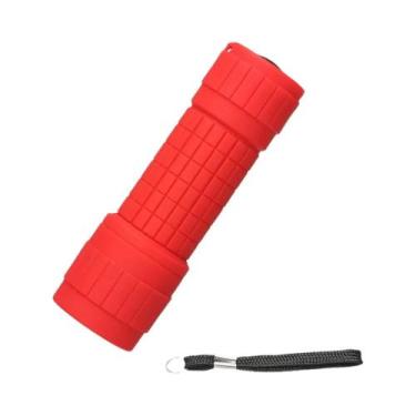 Imagem de Lanterna Mini Portátil Com Nove LEDs XPE, Iluminação Forte, Três Bater