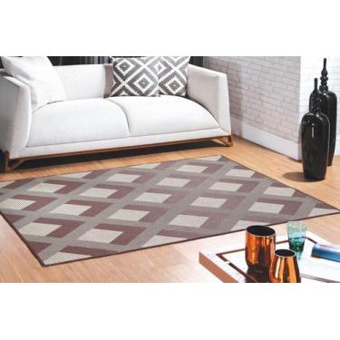 Imagem de Tapete 2,00 x 3,00 sisal não risca piso sala pousada clínica esritório