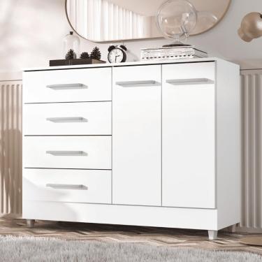 Imagem de Comoda Gisele 4 Gavs  2 Portas