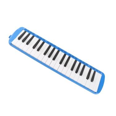 Imagem de Melodica 37 Teclas Teclado Instrumento Musical de Kit Maçarico Portátil para Treinamento Profissional Iniciante (Azul)
