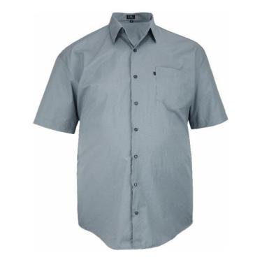 Imagem de Camisa Masculina Manga Curta Clássica Plus Size C/bolso 3034 - Amil, C