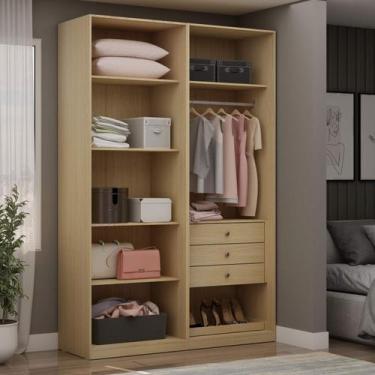 Imagem de Conjunto de Closet Modulado 159cm com 3 Gavetas Infinity Genialflex, S